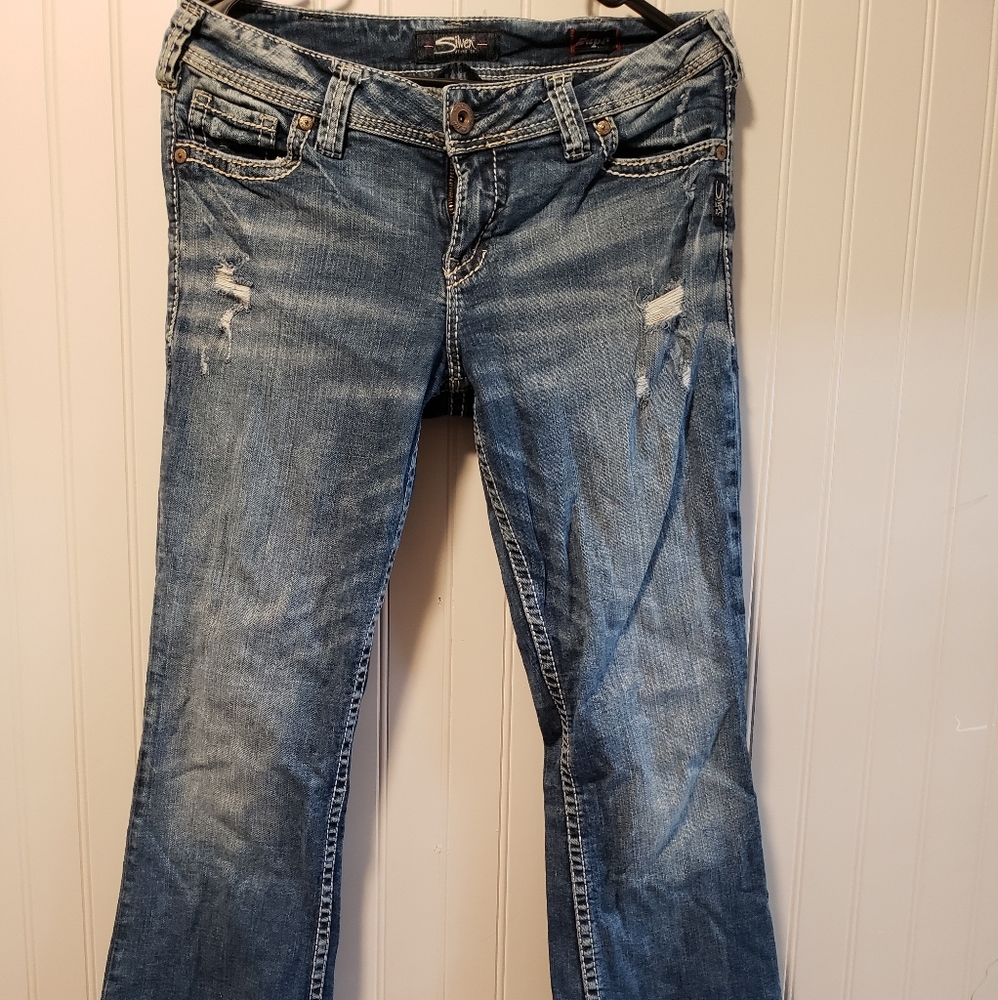 Suki silver jeans